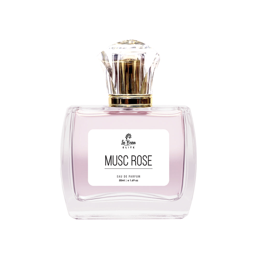 La Brisa (Elite) Musc Rose | Long Lasting Unisex Perfume | Freesia, Rose, Lily & White Musk Notes | Soft & Elegant Fragrance For Both | Ideal For Everyday Use | Eau De Parfum - 50ml |
