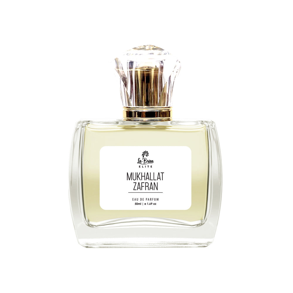 La-Brisa (Elite) Mukhallat Zafran | Unisex Long Lasting Perfume | Oud, Sandalwood, Patchouli, Musk & Vetiver Notes | The Essence of Premium Arabian Aromas | Ideal For Every Special Moments | Eau De Parfum - 50ml |
