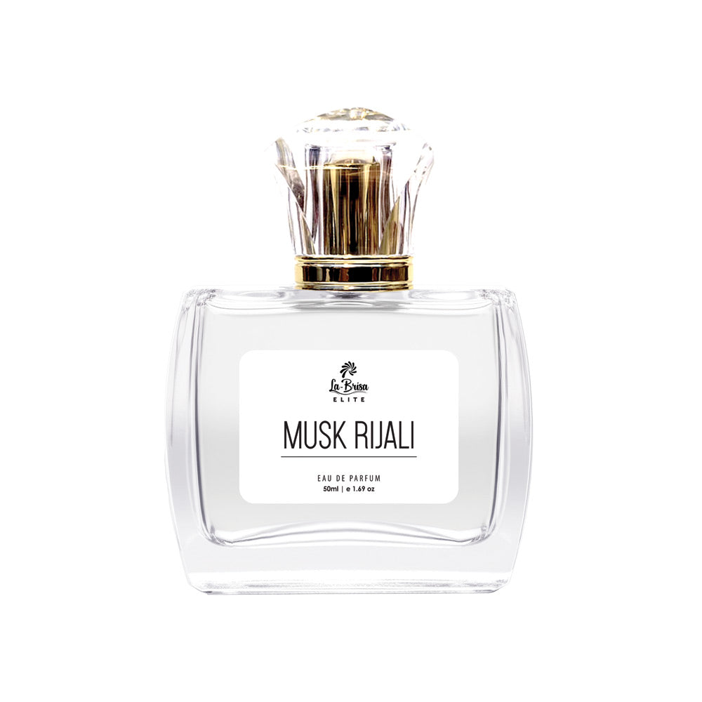 La-Brisa (Elite) Musk Rijali | Long Lasting Unisex Perfume | Vanilla, Lily of the Valley & White Musky Notes | Perfect Gifting Option For Both | Eau De Parfum - 50ml |