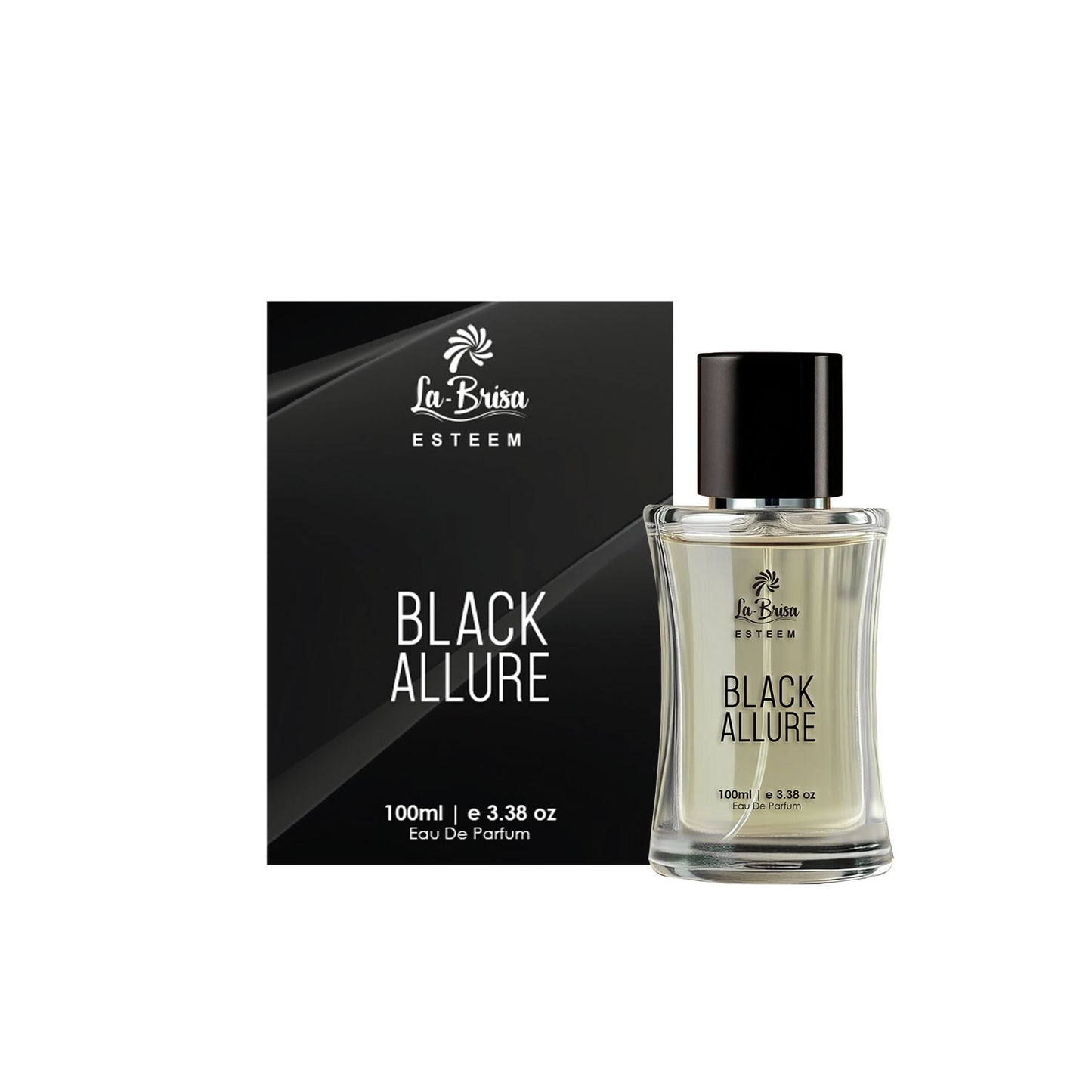 La Brisa (Esteem) Black Allure Eau De Parfum – 15 ml & 100 ml | Bold Distinctive Long-Lasting Perfume For Men