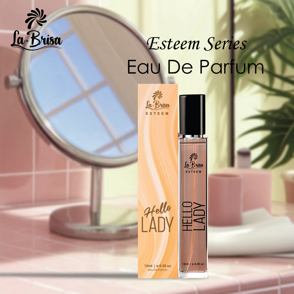 La Brisa (Esteem) Hello Lady Eau De Parfum – Long Lasting Perfume for Women | Floral Fresh Woody Scent | Available in 15 ml & 100 ml