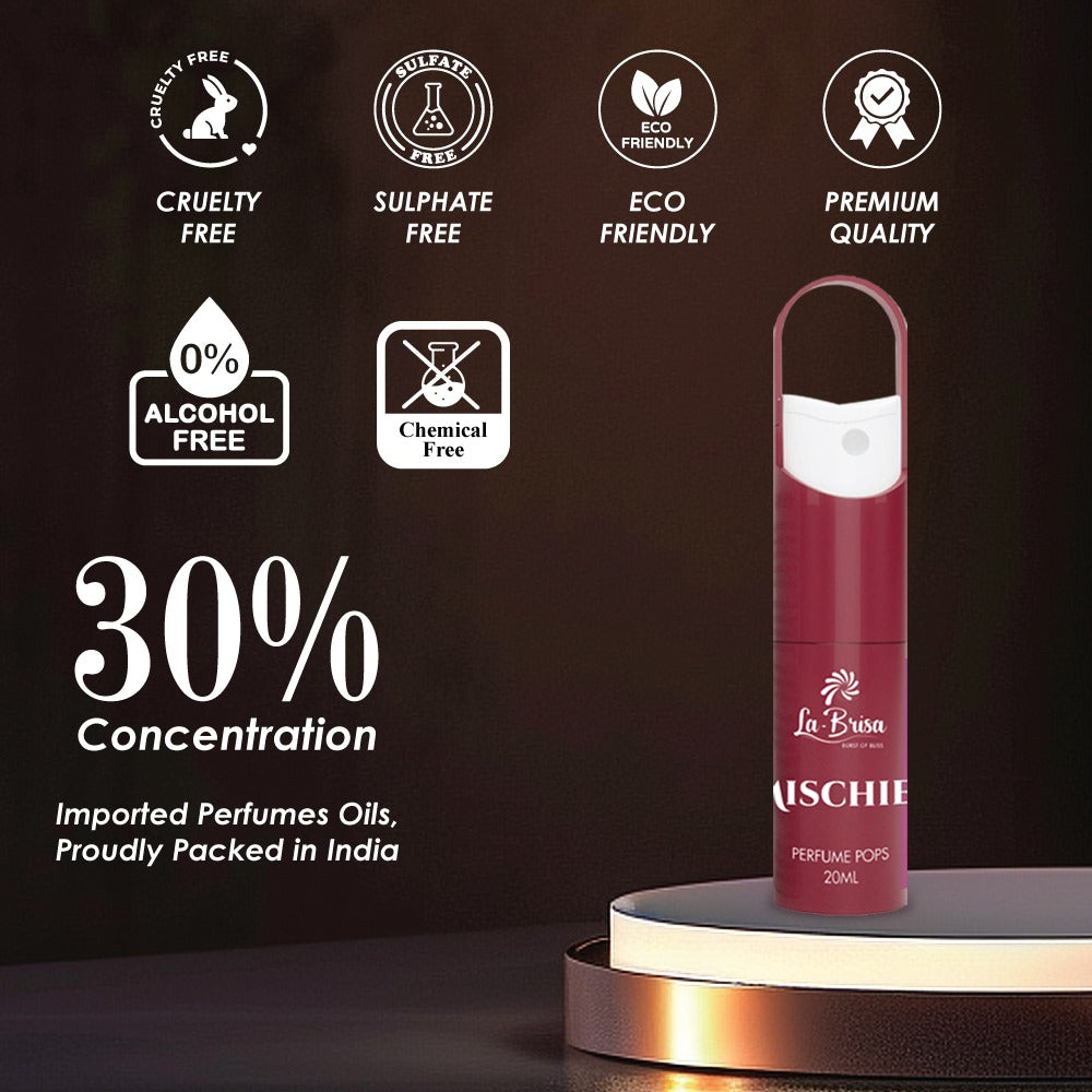 La-Brisa Mischief Alcohol Free Perfume Pops, 20ml | Long Lasting men Perfume | Eau De Parfum |