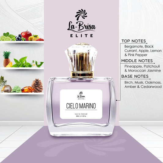 La Brisa (Elite) - Cielo Marino | Long Lasting Perfume For Men | Bergamot, Lemon, Apple, Patchouli, Oakmoss & Cedarwood Notes | Boost Your Power & Strength With This Iconic Scent | Eau De Parfum - 50ml |