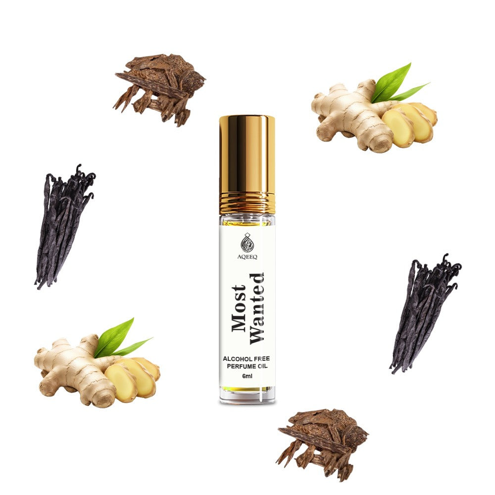 Aqeeq Most Wanted Attar For Men | Long Lasting Strong Masculine Attar Perfume Roll On | 6ml