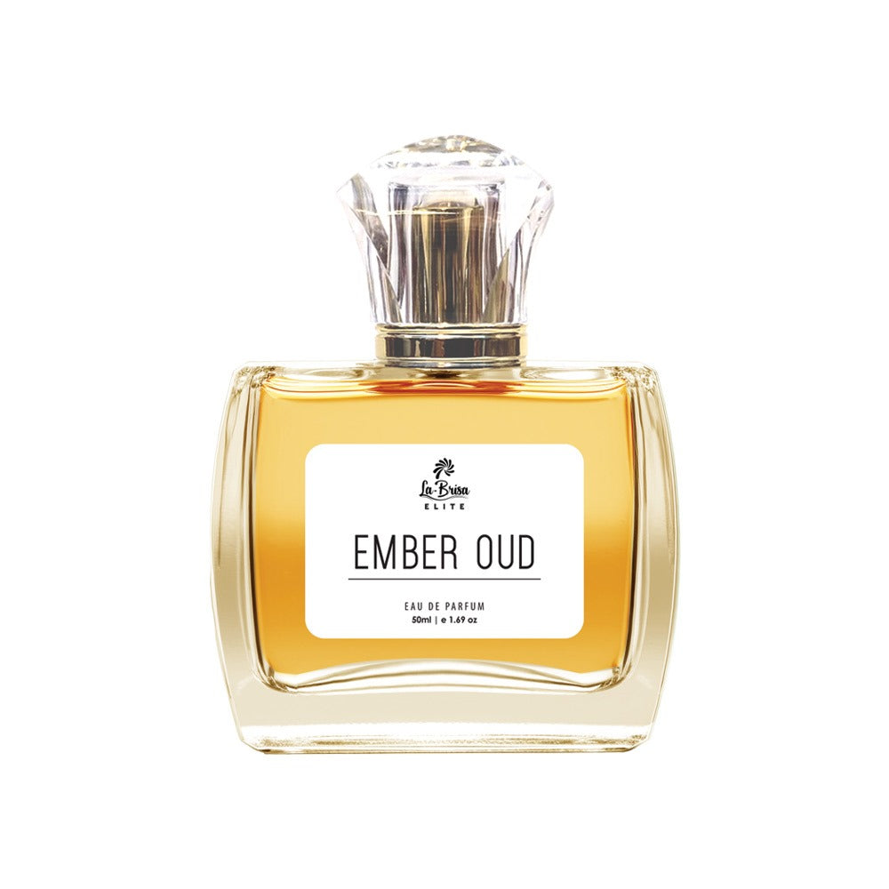 La Brisa (Elite) - Ember Oud | Long Lasting Unisex Perfume | Agarwood (Oud), Rose, Golden Amber & Musky Notes | Perfect Gift For Occasional Meets | Eau De Parfum - 50ml |