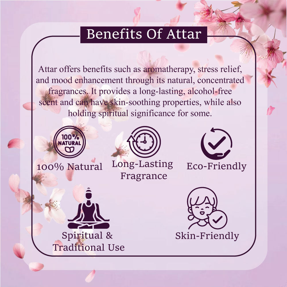 La Brisa Desi Attar Combo Pack 6 in 1 | Champa, Kacha Bela, Kacha Gulab, Kachi Kali, Phulwari & Raat Rani | Alcohol Free Attar | 6ml X 6pcs