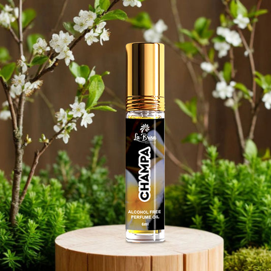 La Brisa Desi Attar Combo Pack 6 in 1 | Champa, Kacha Bela, Kacha Gulab, Kachi Kali, Phulwari & Raat Rani | Alcohol Free Attar | 6ml X 6pcs