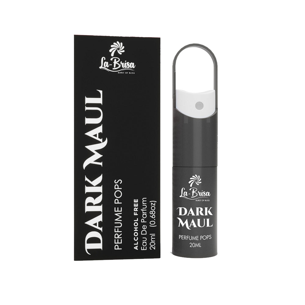La-Brisa Dark Maul Alcohol Free Perfume Pops, 20ml | Long Lasting Men Perfume | Eau De Parfum |