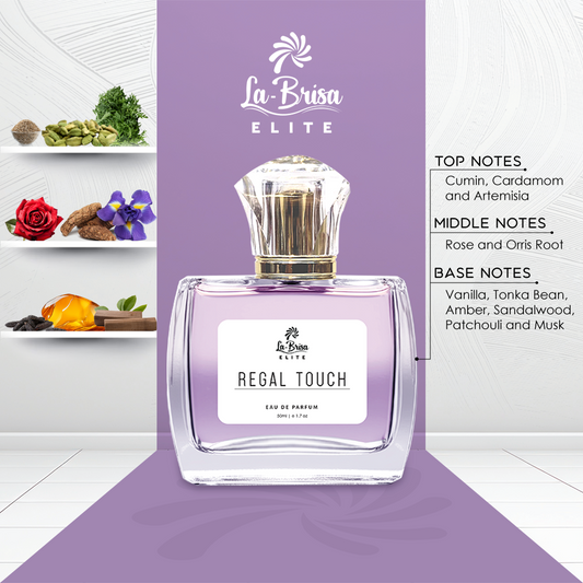 La Brisa (Elite) - Regal Touch | Long-Lasting Perfume For Men | Cumin, Cardamom, Rose, Vanilla, Amber & Patchouli Notes | Signature Scent For Defining Your Luxury | Perfect Option For This Summer Season | Eau De Parfum - 50ml |