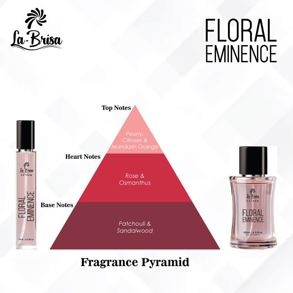 La-Brisa (Esteem) Floral Eminence Eau De Parfum | Long Lasting Perfume For Women | Fresh Floral Woody Fragrance For Her