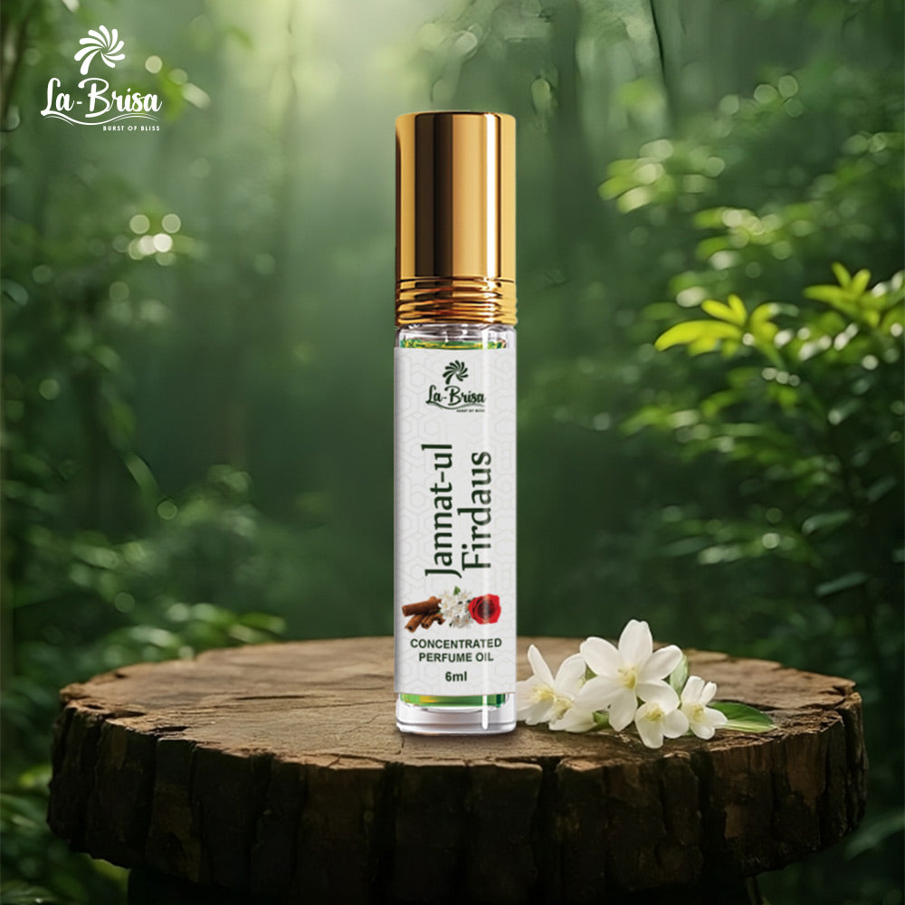 La Brisa Jannat ul Firdaus Unisex Attar Roll On | Long Lasting Premium Quality Arabian Attar For Men & Women | 6ml