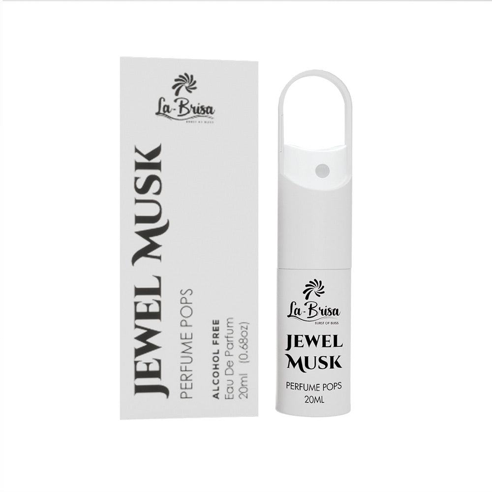 La-Brisa Jewel Musk Alcohol Free Perfume Pops, 20ml | Long Lasting Unisex Perfume | Eau De Parfum |