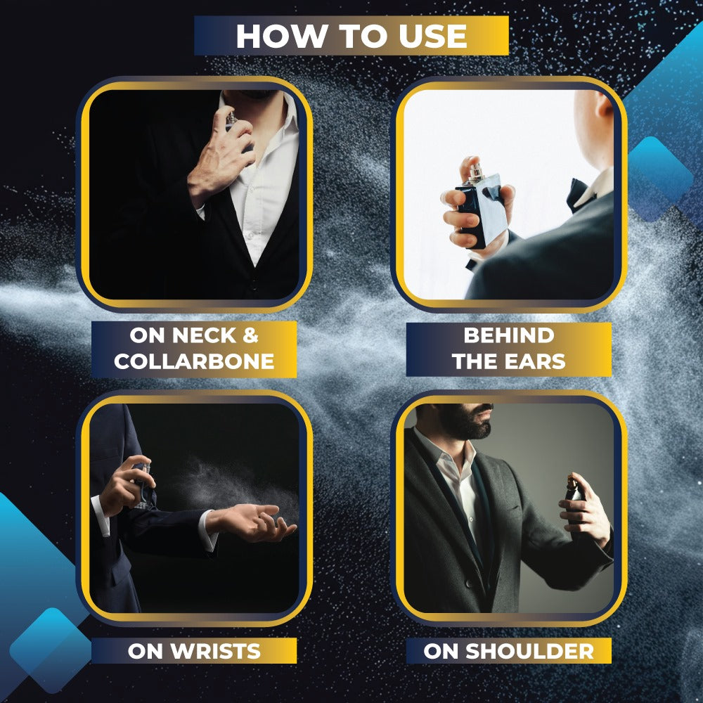 LA BRISA - Mischief & Dark Maul Alcohol Free Perfume Pops | Combo Pack | Water Perfume For Men | Eau De Parfum, 20ml X 2pcs |