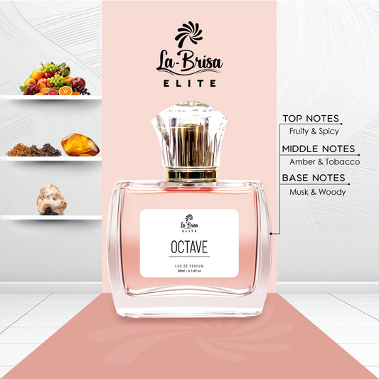 La Brisa (Elite) Octave | Long Lasting Perfume For Men | Fruity, Spicy, Amber, Musk & Woody Notes | Best Choice For Alpha Male | Ideal For Everyday Use | Eau De Parfum - 50ml |