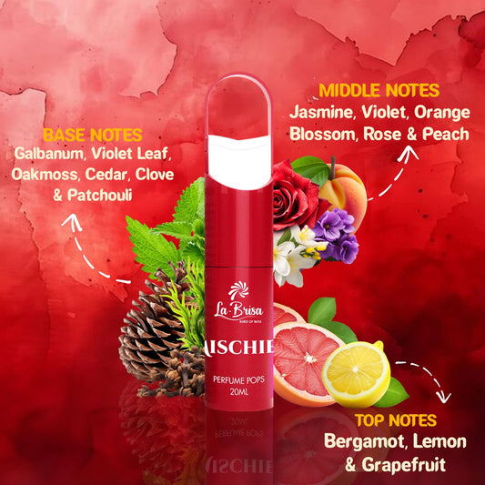 LA BRISA - Mischief & Dark Maul Alcohol Free Perfume Pops | Combo Pack | Water Perfume For Men | Eau De Parfum, 20ml X 2pcs |