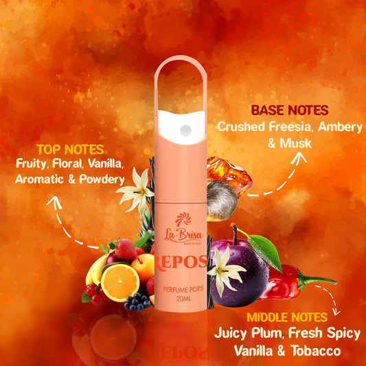 LA BRISA - Repose & Starry Mirage Alcohol Free Perfume Pops | Combo Pack | Long Lasting Perfume For Women | Elegant Gift Box For Her | Eau De Parfum, 20ml x 2pcs |