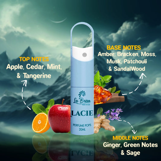 LA BRISA - Glacier & Claire Alcohol Free Pefume Pops | Combo Pack | Long Lasting Unisex Water Perfume | Eau De Parfum, 20x2 ml |