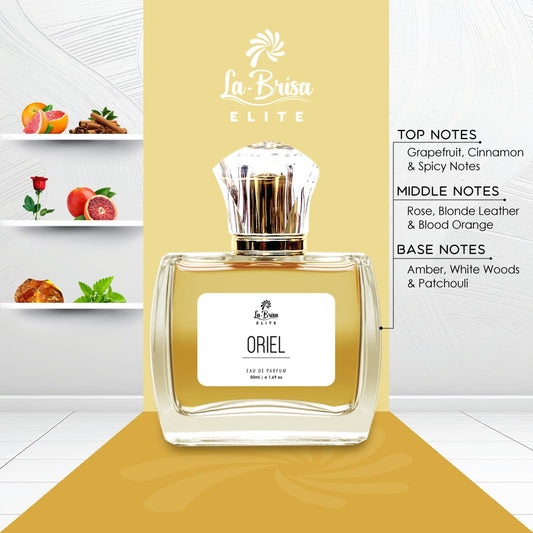 La-Brisa (Elite) Oriel | Long Lasting Perfume For Men | Grapefruit, Cinnamon, Rose, Spicy & Woody Notes | Bold Masculine Perfume For Daily Wear | Eau De Parfum - 50ml |