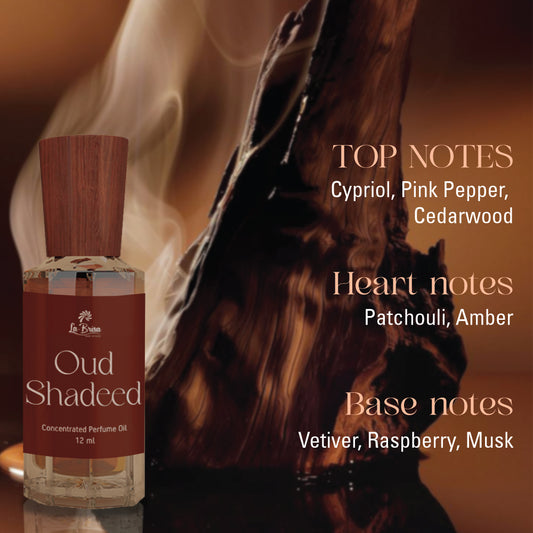 La Brisa Oud Shadeed Attar For Men | Limited Edition Attar Perfume Roll On | Ideal For Gifting | 12ml