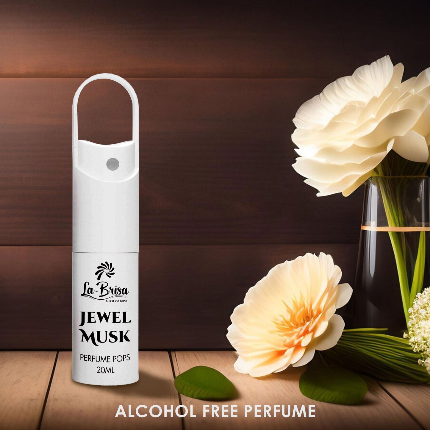 La-Brisa Jewel Musk Alcohol Free Perfume Pops, 20ml | Long Lasting Unisex Perfume | Eau De Parfum |