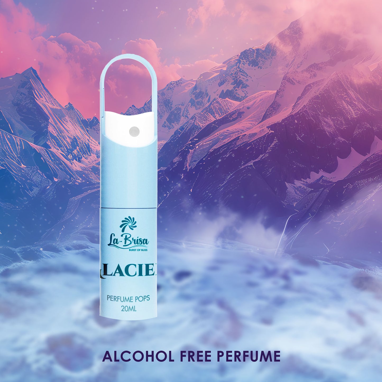 La-Brisa Glacier Alcohol Free Perfume Pops, 20ml | Long Lasting Unisex Perfume | Eau De Parfum |