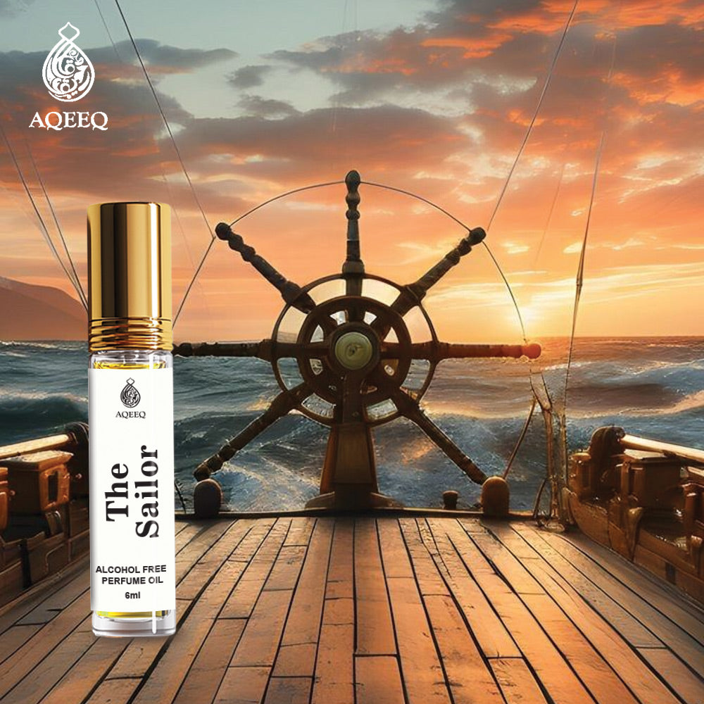 Aqeeq The Sailor Attar For Men | Inspired By BDC | Long Lasting Strong & Fresh Attar Roll On | 6ml