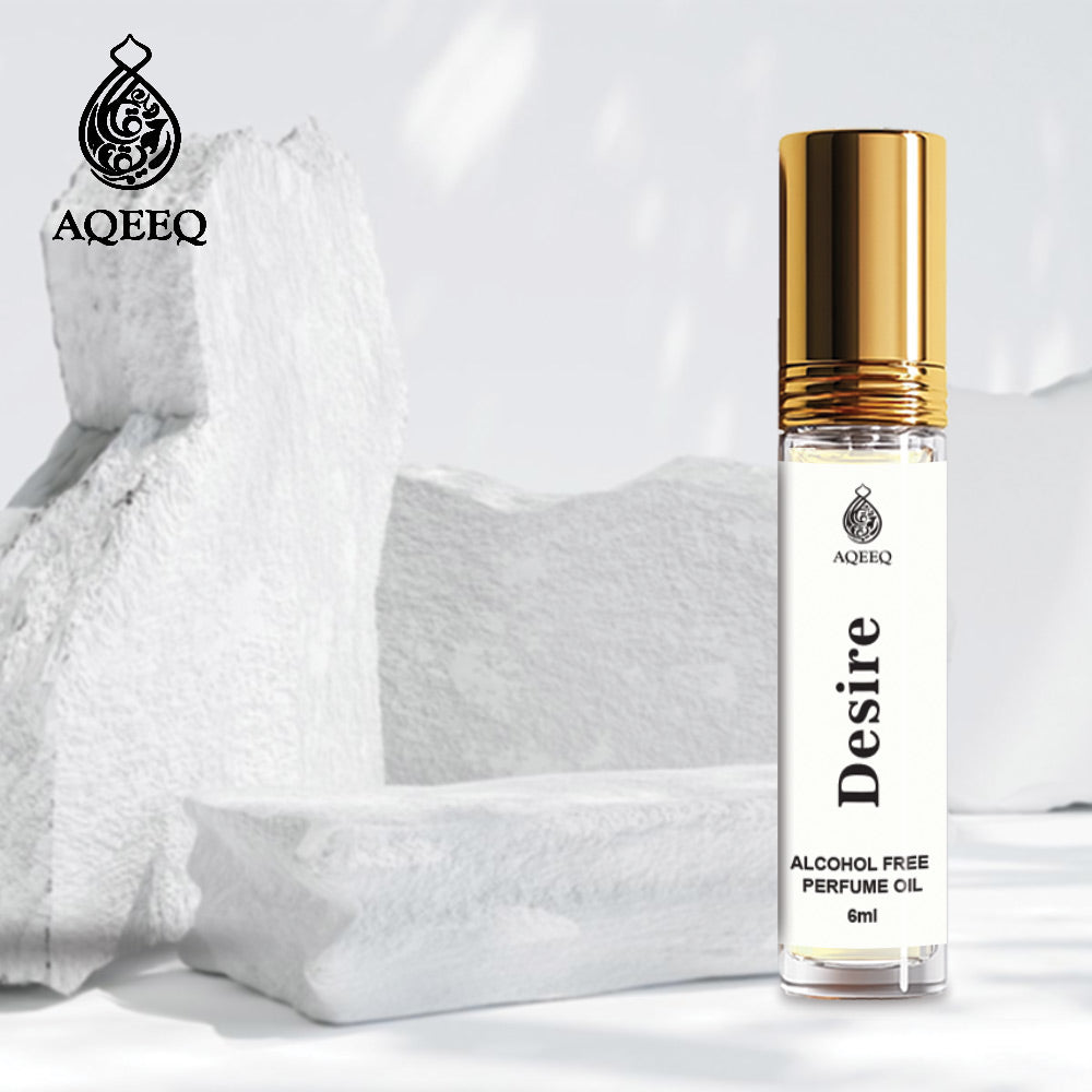 Aqeeq Desire Attar For Men | Fresh Aqua Citrus Attar Perfume Oil Roll On | 6ml