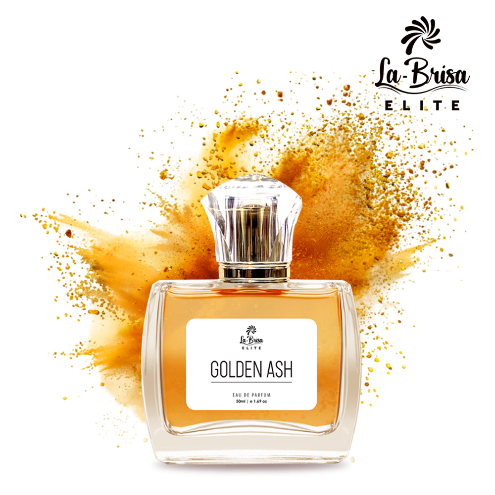 La Brisa (Elite) Golden Ash | Long Lasting Unisex Perfume | Cinnamon, Saffron, Patchouli, Oud & Ambery Notes | Premium Oud Based Perfume | Best For Your Daily Collection | Eau De Parfum - 50ml |