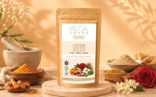 Peca Cosmo Ubtan Face Pack: A Natural Herbal Ubtan for Glowing, Fresh & Healthy-Looking Skin