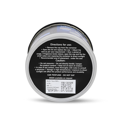 Vista Aura Premium Car Freshener, 40g | Made With Natural Wooden Fibre Blocks | Long Lasting Aroma