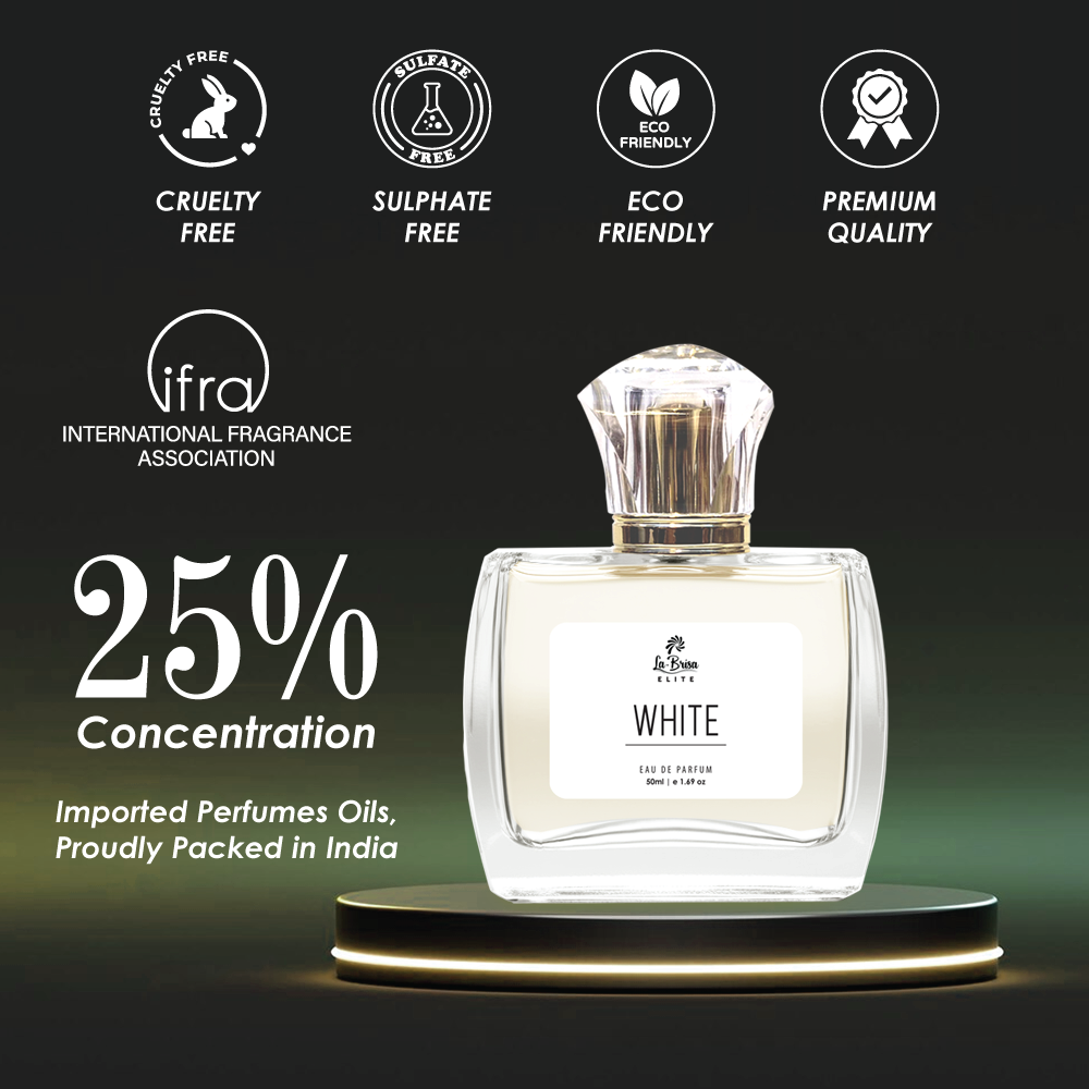 La Brisa (Elite) - White, Eau De Parfum, 50ml | Long Lasting Unisex Perfume | Signature Scent |