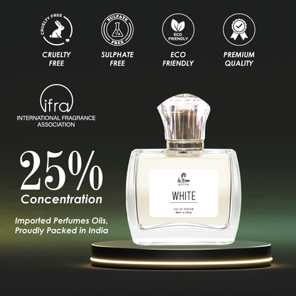La Brisa (Elite) - White, Eau De Parfum, 50ml | Long Lasting Unisex Perfume | Signature Scent |