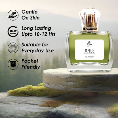 La Brisa (Elite) Janice | Long Lasting Unisex Perfume | Fruity, Floral, Woody & Musky Notes | Freshness Together In One Stunning Scent | Ideal For Every Special Occasion | Eau De Parfum – 50ml