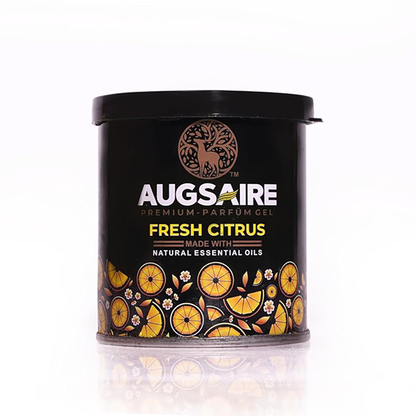 Augsaire Premium Car Perfume Gel, 90g | Made With Pure Natural Essential Oil | Long Lasting Aroma