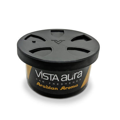 Vista Aura Premium Car Freshener, 40g | Made With Natural Wooden Fibre Blocks | Long Lasting Aroma