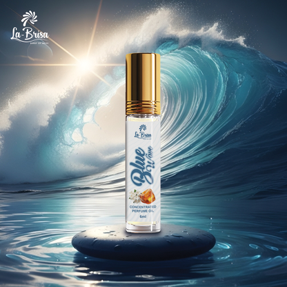 La Brisa Blue Wave Attar For Men & Women | Long Lasting Fresh Aqua Citrus Perfume Oil Roll On | 6ml