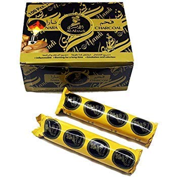 Quick-Light Charcoal Tablets for Incense & Bakhoor Dani | Magic Coal Discs (10 Tablets per Roll)