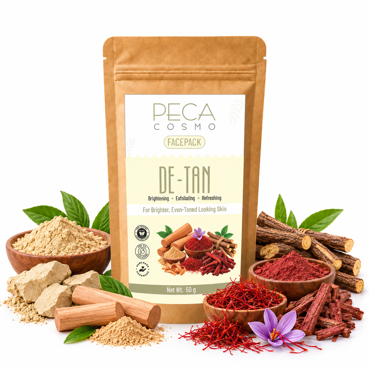 Peca Cosmo De-Tan Face Pack 50g product image