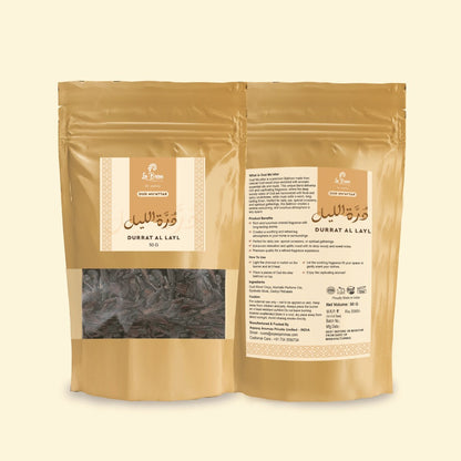 La Brisa Durrat Al Layl Bakhoor Oud Muattar | Fresh Wood Oud Bakhoor Incense | Oud Wood Chips | 50gms