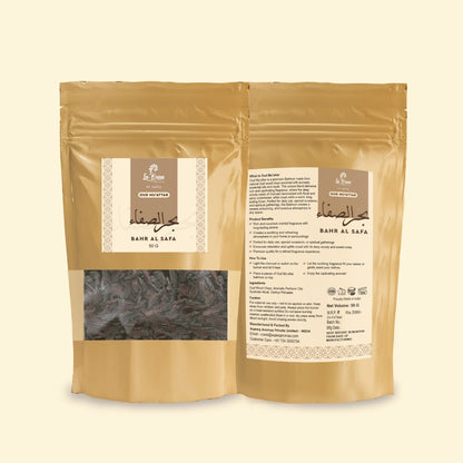 La Brisa Bahr Al Safa Bakhoor Oud Muattar | Fresh Floral Wood Arabian Bakhoor Incense | Oud Wood Chips | 50gms