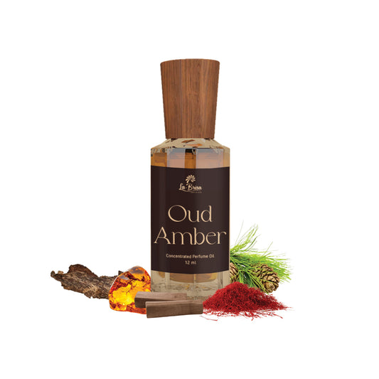 La Brisa Oud Amber Attar For Men | Premium Limited Edition Attar Roll On | Agarwood & Amber | 12ml