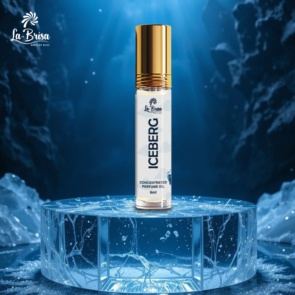 La Brisa Iceberg Unisex Attar | Long Lasting Cool Fresh Attar Perfume For Men & Women | 6ml