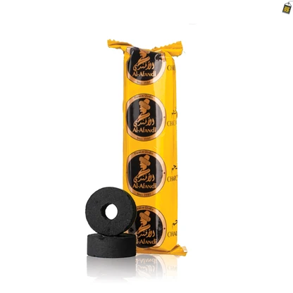 Wooden Pyramid Bakhoor Burner Combo with Windproof Jet Flame Lighter & Quick Light Charcoal