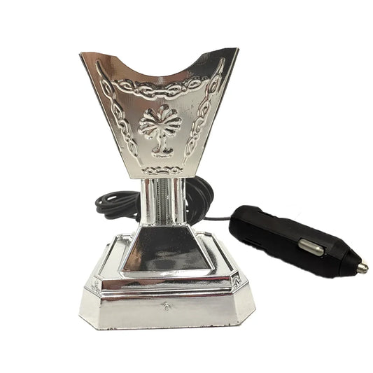 Car Bakhoor Burner 12V Electric | Dashboard Incense Burner for Car | Portable Arabic Bakhoor Diffuser | Multicolour