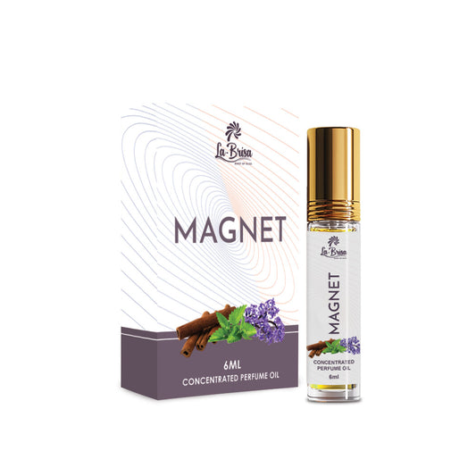 La Brisa Magnet Attar For Men | Fresh Spicy Strong Long Lasting Attar Perfume Roll On | 6ml