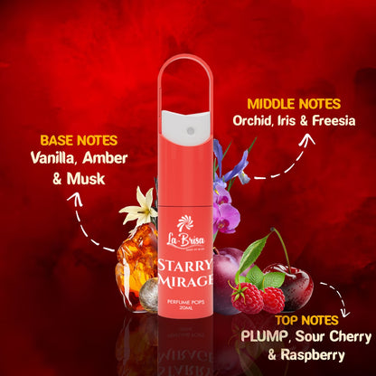 LA BRISA - Repose & Starry Mirage Alcohol Free Perfume Pops | Combo Pack | Long Lasting Perfume For Women | Elegant Gift Box For Her | Eau De Parfum, 20ml x 2pcs |