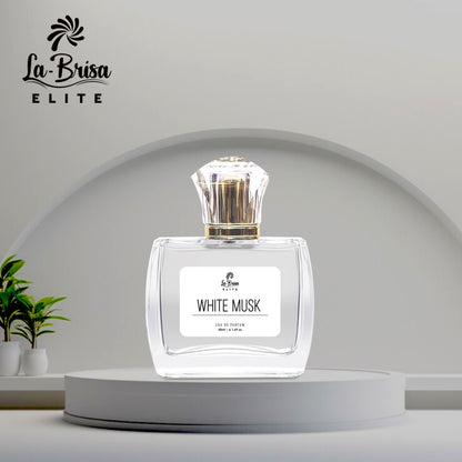 La Brisa (Elite) - White Musk | Long Lasting Unisex Perfume | Lily, Jasmine, Rose, Amber, Vanilla & Musky Notes | Our Best Seller Perfume | Most Luxurious Scent Ever | Eau De Parfum - 50ml |
