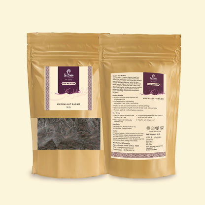 La Brisa Mukhallat Rakan Bakhoor Oud Muattar | Aromatic Spicy Floral Woody Fragrance | Arabic Bakhoor Incense | 50gms