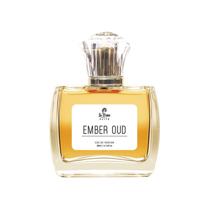 La Brisa (Elite) - Ember Oud | Long Lasting Unisex Perfume | Agarwood (Oud), Rose, Golden Amber & Musky Notes | Perfect Gift For Occasional Meets | Eau De Parfum - 50ml |