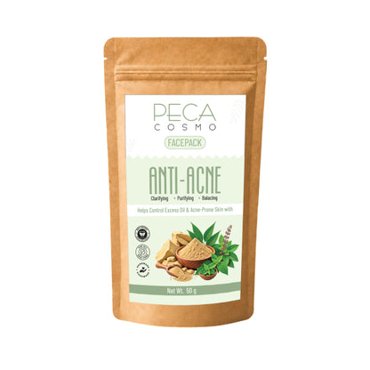 Peca Cosmo Anti-Acne Face Pack 50g in Clear Natural Glow Trio